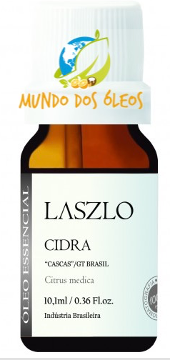 Óleo Essencial de Cidra - Laszlo - Frasco com 10ml - Mundo dos Óleos