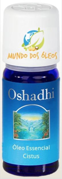 Óleo Essencial Orgânico de Cistus - Oshadhi - Frasco com 5ml - Mundo dos Óleos