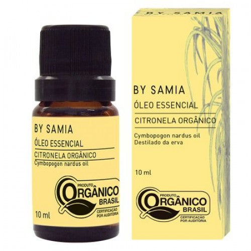 Óleo Essencial de Citronela (Orgânico) - By Samia - Frasco com 10ml - Mundo dos Óleos