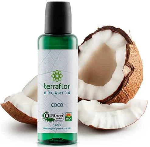 Óleo de Coco (Orgânico) Terra Flor - Frasco com 120ml - Mundo dos Óleos