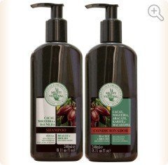 Conjunto para Cabelos Escuros - Sem Sal e Sem Corantes - Multi Vegetal - Frasco com 240ml - Mundo dos Óleos