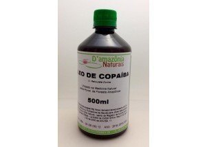 Óleo de Copaíba - D'Amazônia - Frasco com 500ml - Mundo dos Óleos