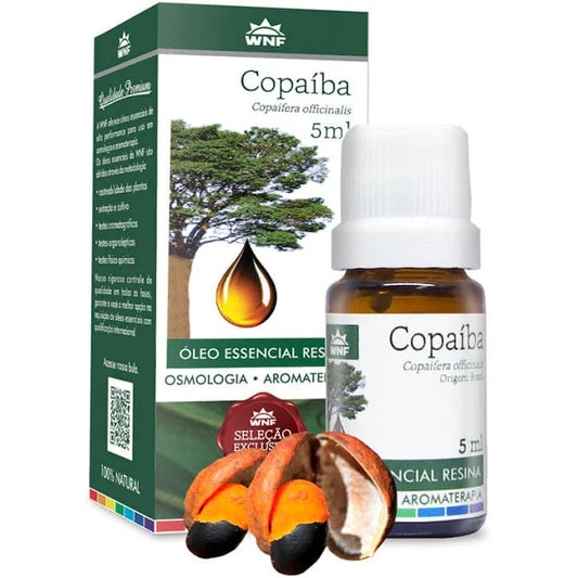 Óleo Essencial de Copaíba - WNF - Frasco com 5ml - Mundo dos Óleos