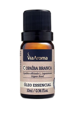Óleo Essencial de Copaíba Branca - Via Aroma - Frasco com 10ml - Mundo dos Óleos