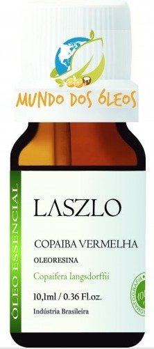 Óleo Essencial de Copaíba Vermelha - Laszlo - Frasco com 10ml - Mundo dos Óleos
