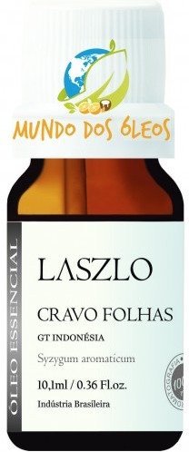 Óleo Essencial de Cravo (Folhas) - Laszlo - Frasco com 10ml - Mundo dos Óleos