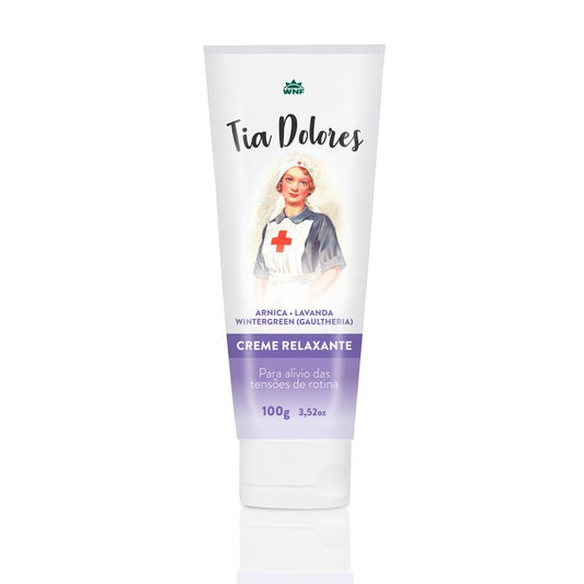 Tia Dolores Creme Relaxante - WNF - Frasco com 100g - Mundo dos Óleos