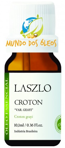 Óleo Essencial de Croton - Laszlo - Frasco com 10ml - Mundo dos Óleos