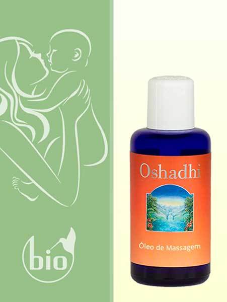 Óleo de Massagem (Cuidados Maternos) - Oshadhi - Frasco com 100ml - Mundo dos Óleos