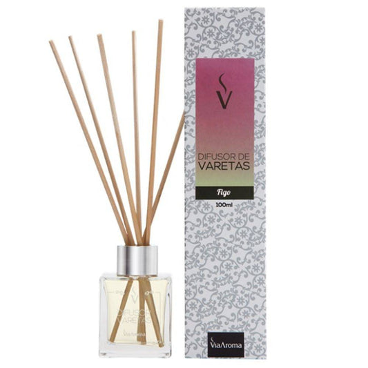 Difusor de Varetas Figo - Via Aroma - 250ML - Mundo dos Óleos