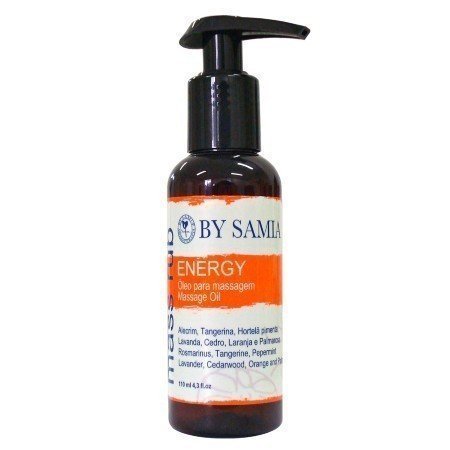 Óleo Para Massagem - Energy - By Samia - Frasco com 110ml - Mundo dos Óleos