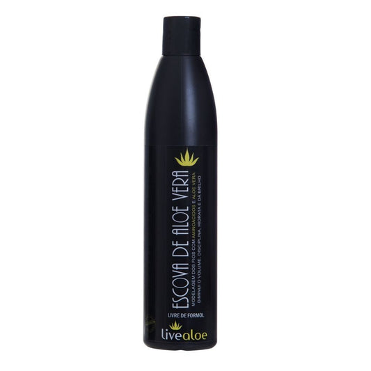 Escova de Aloe Vera - LiveAloe - Frasco com 500ml - Mundo dos Óleos