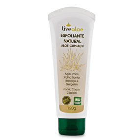 Esfoliante Natural Aloe Cupuaçu - LiveAloe - 120ml - Mundo dos Óleos