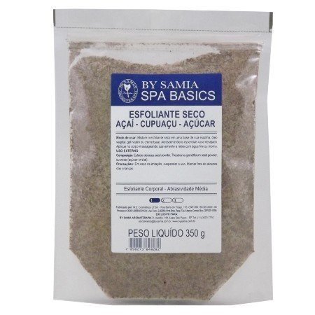 Esfoliante Seco Corporal - By Samia - Frasco com 350g - Mundo dos Óleos