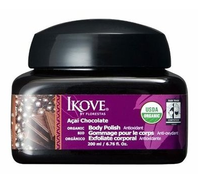 Esfoliante Corporal Açaí Chocolate - Ikove - Frasco com 200ml - Mundo dos Óleos
