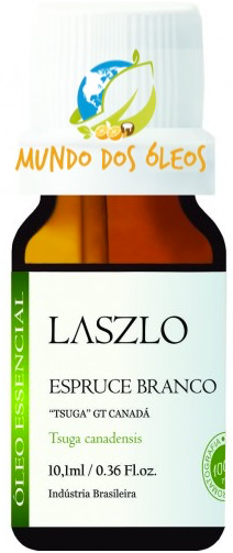 Óleo Essencial de Espruce Branco (Tsuga) - Laszlo - Frasco com 10ml - Mundo dos Óleos