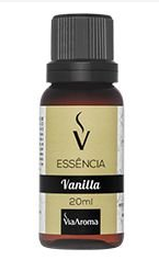 Essência de Vanilla - Via Aroma - Frasco com 20ml - Mundo dos Óleos