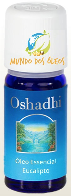 Óleo Essencial Orgânico de Eucalipto Radiata - Oshadhi - Frasco com 5ml - Mundo dos Óleos