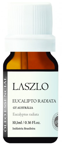 Óleo Essencial de Eucalipto Radiata - Laszlo - Frasco com 10ml - Mundo dos Óleos