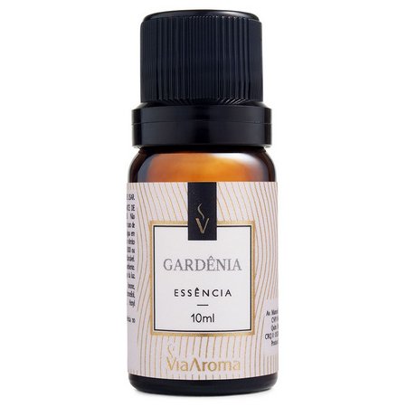 Essência de Gardênia - Via Aroma - Frasco com 10ml - Mundo dos Óleos