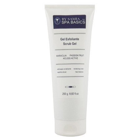 Gel Esfoliante Facial - Maracujá - By Samia - Frasco com 250g - Mundo dos Óleos
