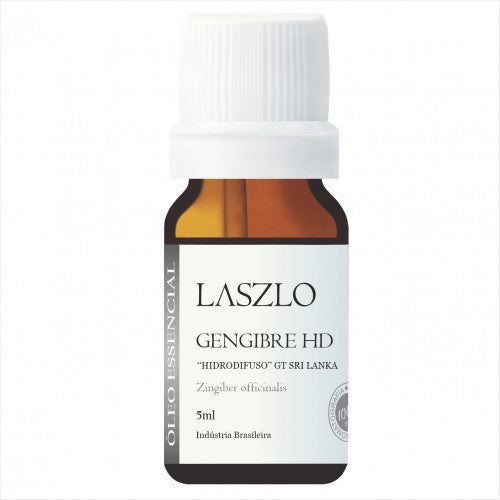 Óleo Essencial de Gengibre Hidro-Difuso (Gt Sri Lanka) - Laszlo - Frasco com 5ml - Mundo dos Óleos
