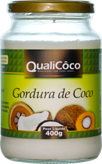 Gordura de Coco - Qualicoco - Pote com 400g - Mundo dos Óleos