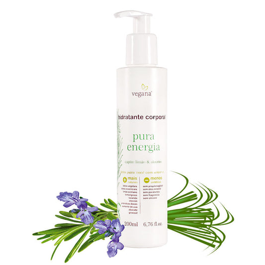 Hidratante Corporal Pura Energia - WNF - Frasco com 200ml - Mundo dos Óleos