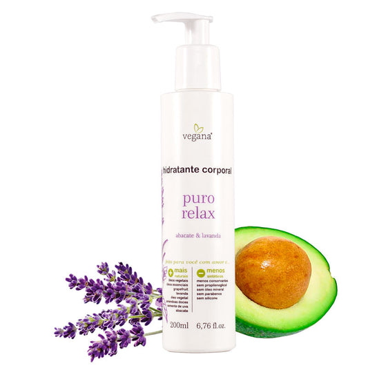 Hidratante Corporal Puro Relax - WNF - Frasco com 200ml - Mundo dos Óleos