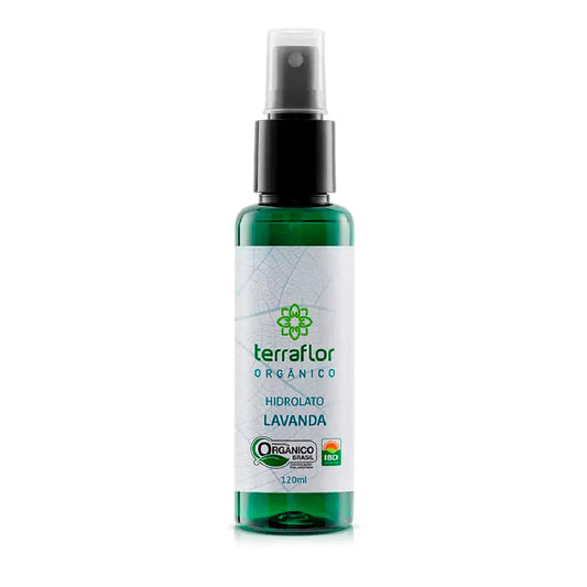 HIdrolato (Orgânico) de Lavanda - Terra Flor - Frasco com 120ml - Mundo dos Óleos