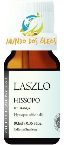 Óleo Essencial de Hissopo - Laszlo - Frasco com 10ml - Mundo dos Óleos