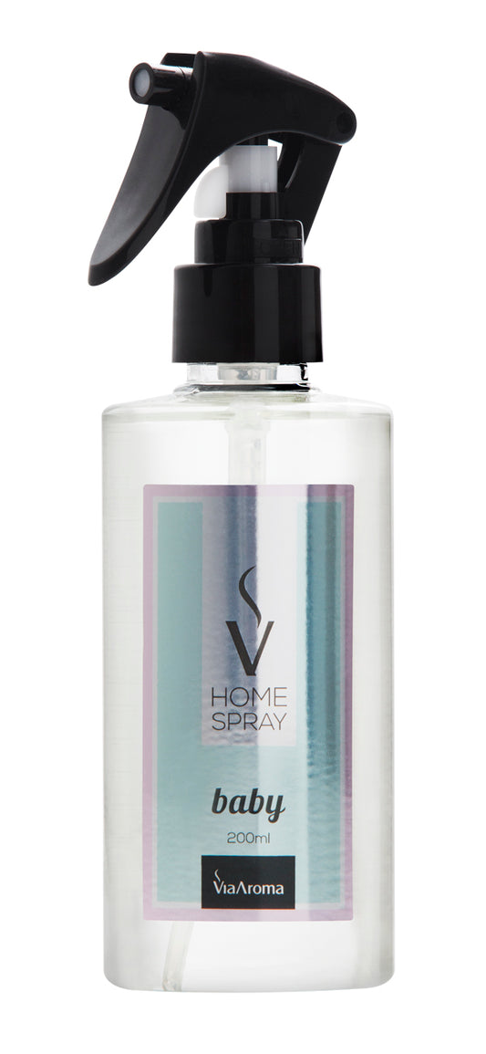 Home Spray Baby - Via Aroma - Frasco com 1 Litro - Mundo dos Óleos