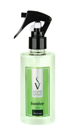 Home Spray Bamboo - Via Aroma - Frasco com 1 Litro - Mundo dos Óleos