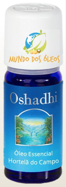Óleo Essencial Orgânico de Hortelã do Campo - Oshadhi - Frasco com 5ml - Mundo dos Óleos