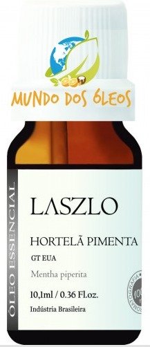 Óleo Essencial de Hortelã Pimenta - Laszlo - Frasco com 10ml - Mundo dos Óleos