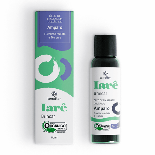 Óleo de Massagem Amparo (Orgânico) - Terra Flor - Frasco com 60ml - Mundo dos Óleos