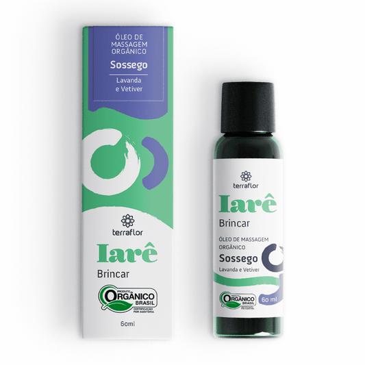 Óleo de Massagem Sossego (Orgânico) - Terra Flor - Frasco com 60ml - Mundo dos Óleos