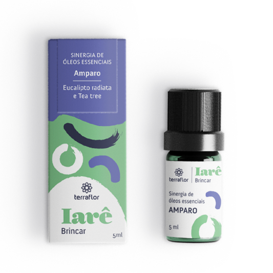 Sinergia Amparo - Terra Flor -  Frasco com 5ml - Mundo dos Óleos
