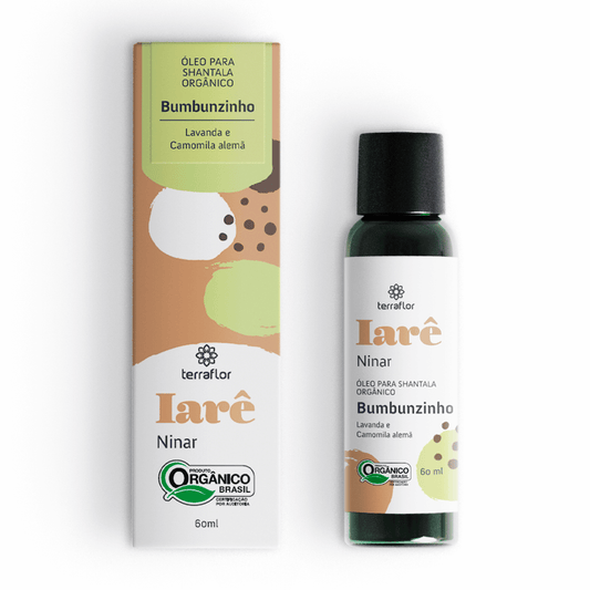 Óleo Para Shantala Bumbuzinho (Orgânico) - Terra Flor - Frasco com 60ml - Mundo dos Óleos
