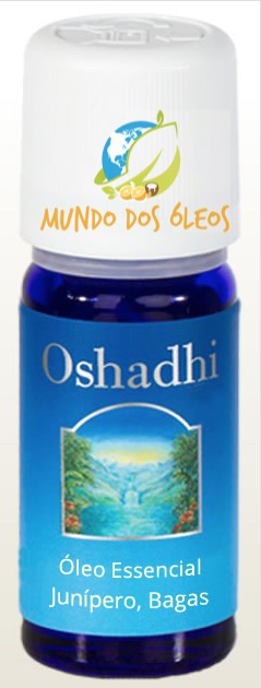 Óleo Essencial Orgânico de Junípero (Bagas) - Oshadhi - Frasco com 5ml - Mundo dos Óleos