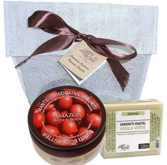 Kit Manteiga Hidratante + Sabonete de Argila - Arte dos Aromas - Mundo dos Óleos