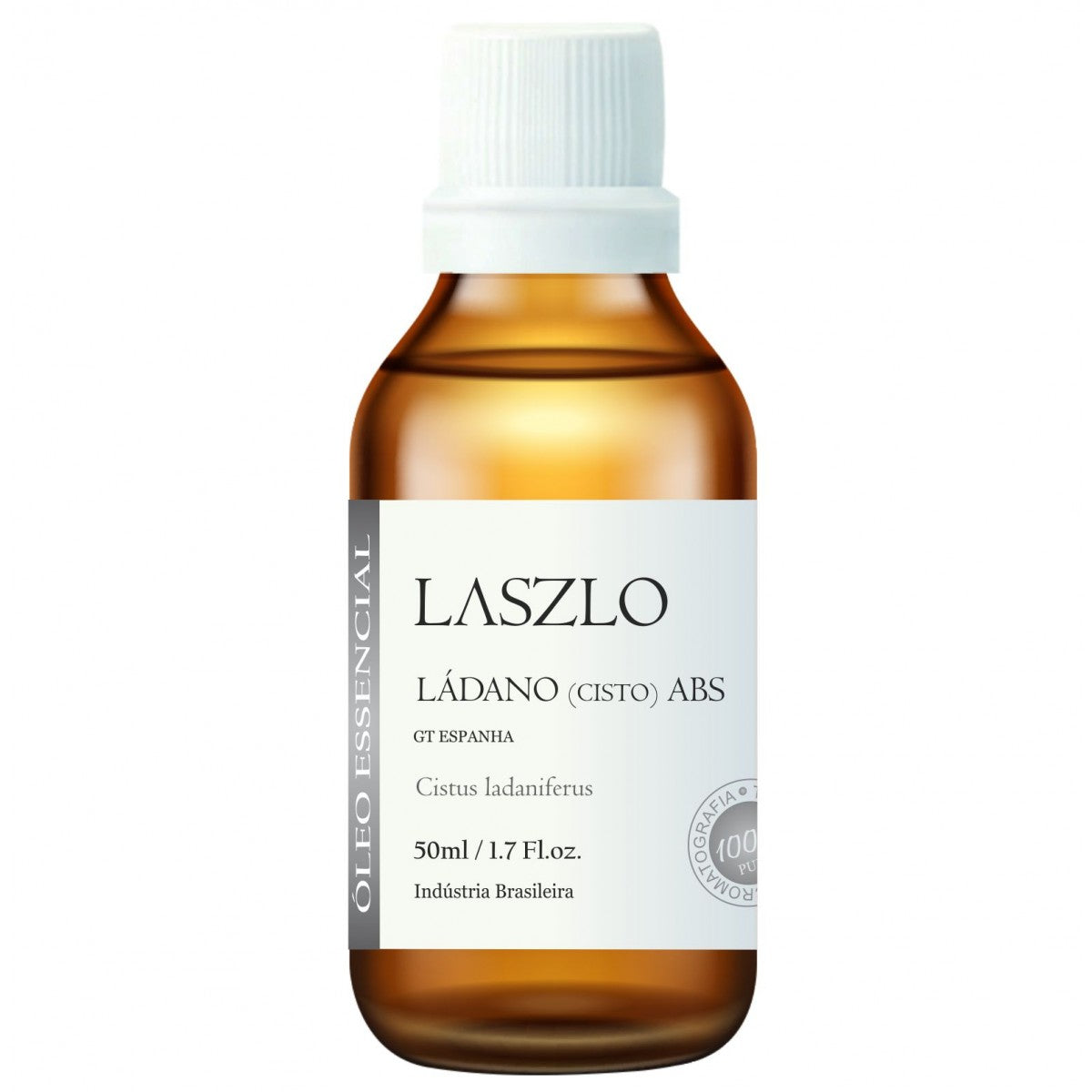 Absoluto de Ládano (Cisto) Resinoide - Laszlo - Frasco com 50ml - Mundo dos Óleos