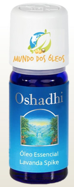 Óleo Essencial Orgânico de Lavanda (Spike) - Oshadhi - Frasco com 5ml - Mundo dos Óleos