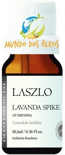 Óleo Essencial de Lavanda Spike - Laszlo - Frasco com 10ml - Mundo dos Óleos