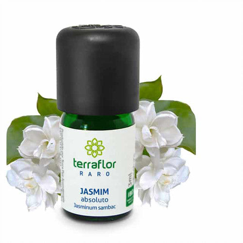 Óleo Essencial de Absoluto Jasminum sambac - Terra Flor - Frasco com 3ml - Mundo dos Óleos
