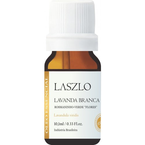 Óleo Essencial de Lavanda Branca (Gt Portugal) - Laszlo - Frasco com 10ml - Mundo dos Óleos