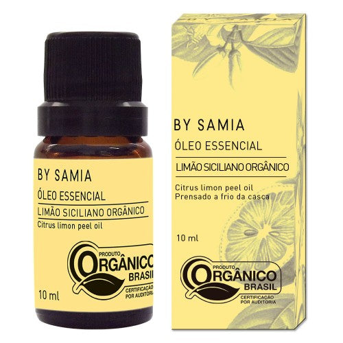 Óleo Essencial de Limão Siciliano (Orgânico) - By Samia - Frasco com 10ml - Mundo dos Óleos
