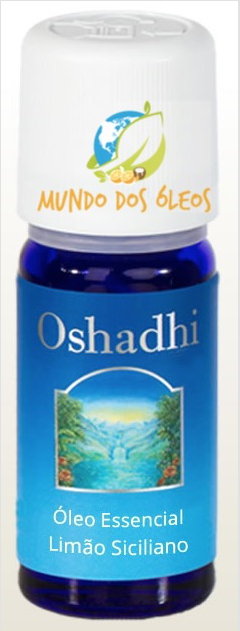 Óleo Essencial Orgânico de Limão Siciliano - Oshadhi - Frasco com 5ml - Mundo dos Óleos