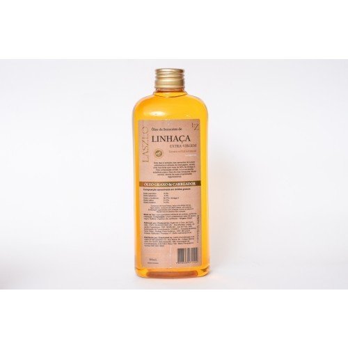 Óleo de Linhaça - Laszlo - Frasco com 500ml - Mundo dos Óleos