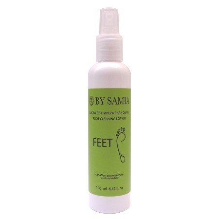 Feet - Loção de Limpeza Para os Pés - By Samia - Frasco com 190ml - Mundo dos Óleos